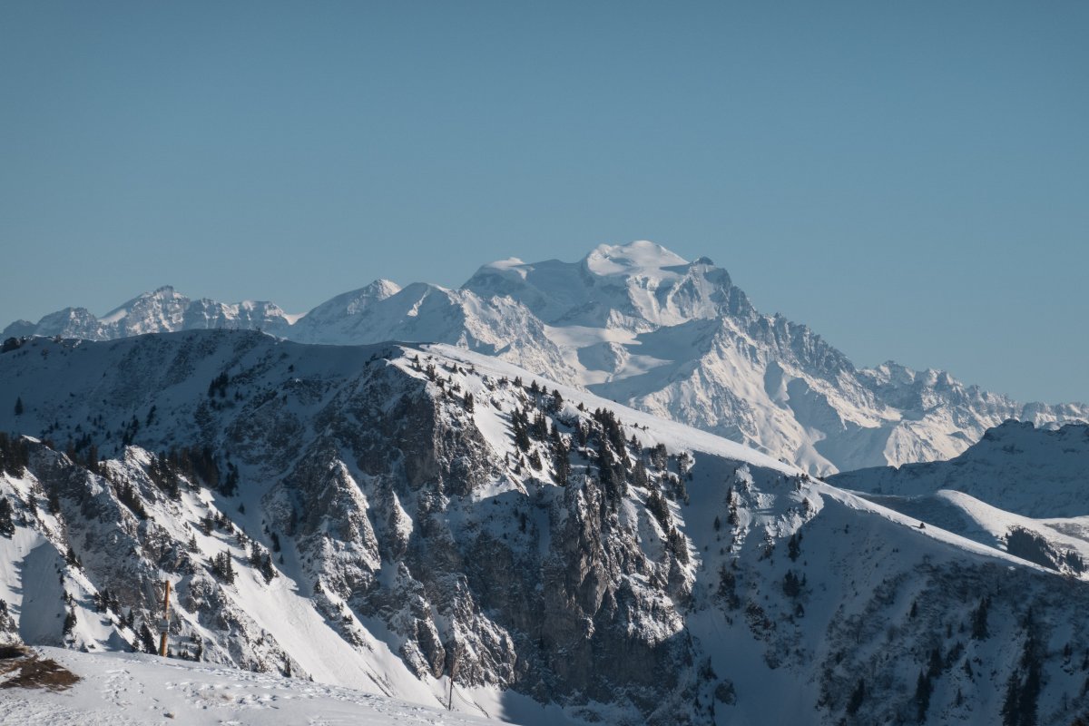 Panorama vom Morclan, Februar 2023