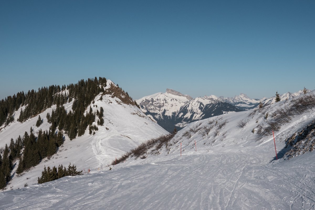 Abfahrt vom Morclan nach Onnaz