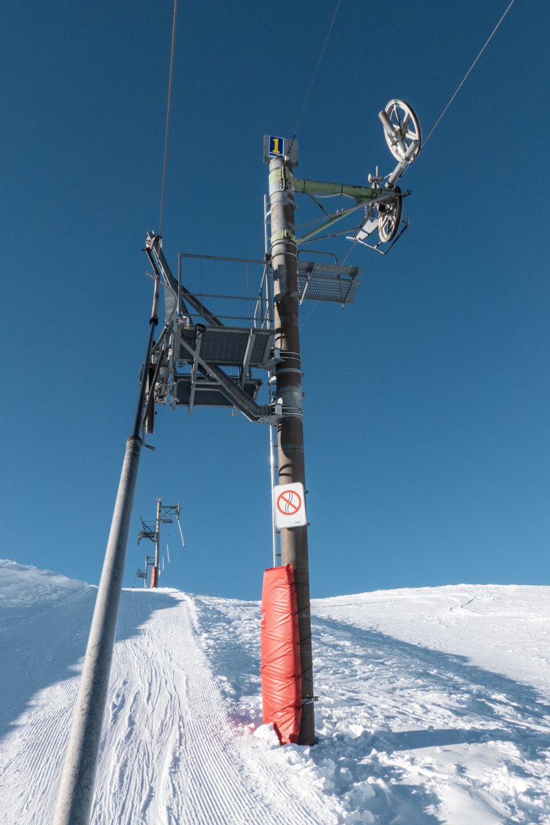 Schlepplift Contrebandiers, Februar 2023
