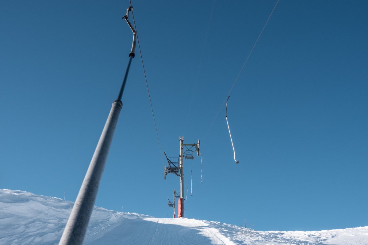 Schlepplift Contrebandiers, Februar 2023