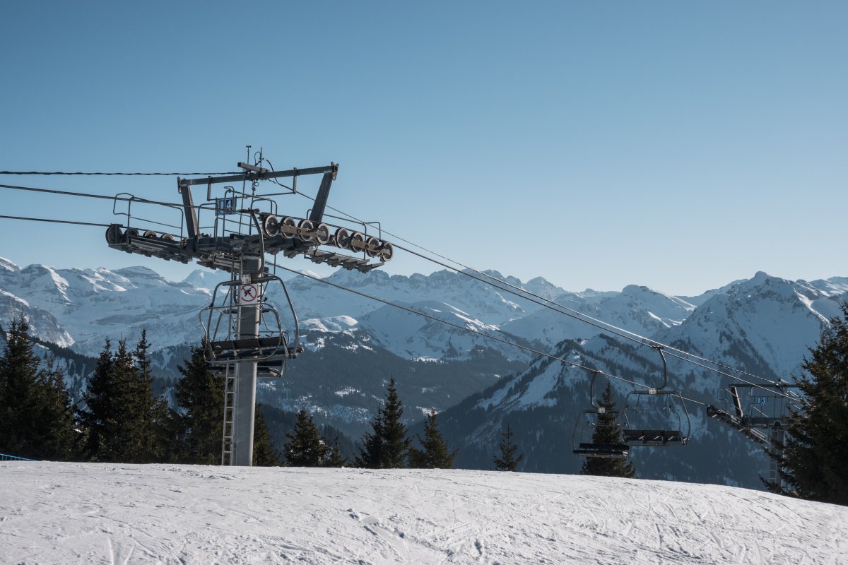 Sesselbahn Barbossine, Februar 2023