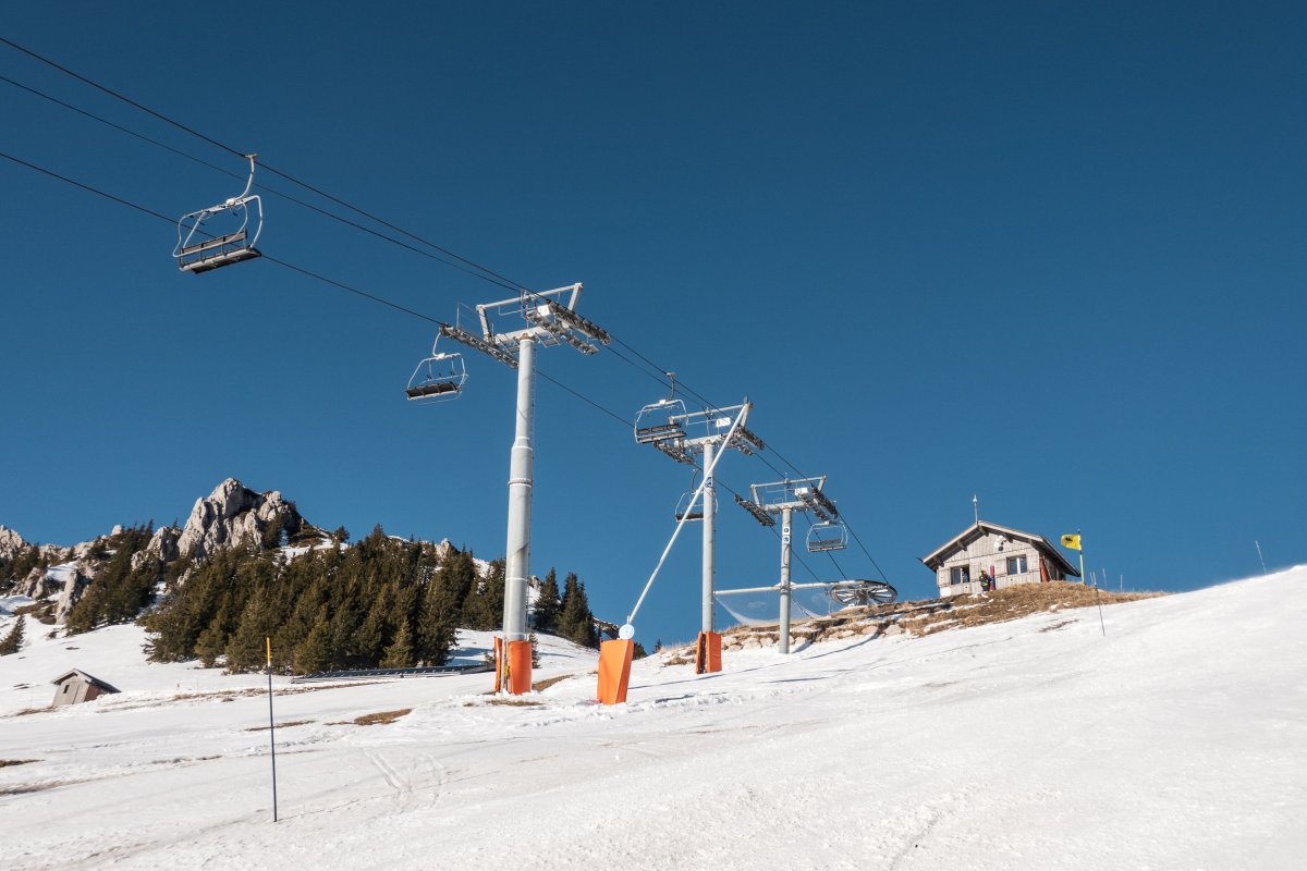 Sesselbahn La Braitaz, Februar 2023