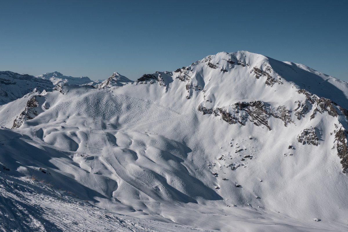 Hochtal Cuboré mit gleichnamiger Sesselbahn und Buckelpiste