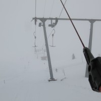 Der linke ist wesentlich länger und dient neben seiner Funktion als Übungslift auch als Verbindung in Richtung Les Crosets und Pointe de l'Eau, März 2008