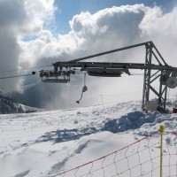 Bergstation Schlepplift Chaux Longe, März 2008
