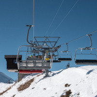 Sesselbahn Champoussin-Aiguille des Champeys, Februar 2023