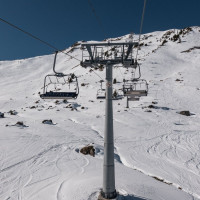 Sesselbahn En l'Eau-Pointe de l'Eau, Februar 2023