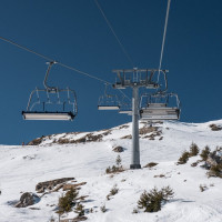 Sesselbahn En l'Eau-Pointe de l'Eau, Februar 2023