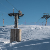Talstation des Schlepplifts Chaux Longe, Februar 2023