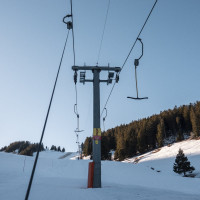 Schlepplift Djeu des Têtes, Februar 2023