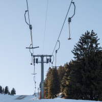 Schlepplift Djeu des Têtes, Februar 2023