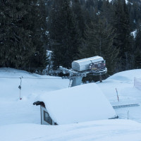 Talstation des Schlepplifts Conche 2000, Februar 2023