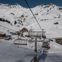 Sesselbahn Les Crosets, Februar 2023