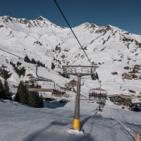 Sesselbahn Les Crosets, Februar 2023