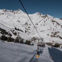 Sesselbahn Les Crosets, Februar 2023