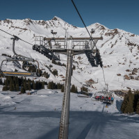 Sesselbahn Les Crosets, Februar 2023