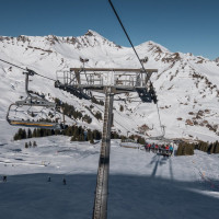 Sesselbahn Les Crosets, Februar 2023