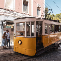 Standseilbahn Elevador da Glória in Lissabon, August 2025