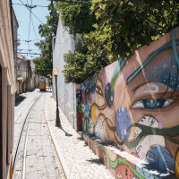 Standseilbahn Elevador da Glória in Lissabon, August 2025