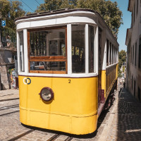 Standseilbahn Elevador da Glória in Lissabon, August 2025