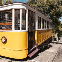 Standseilbahn Elevador da Glória in Lissabon, August 2025