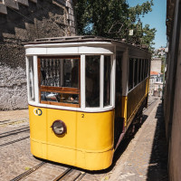 Standseilbahn Elevador da Glória in Lissabon, August 2025