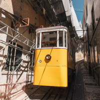 Standseilbahn Elevador da Lavra in Lissabon, August 2025
