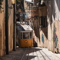 Standseilbahn Elevador da Lavra in Lissabon, August 2025
