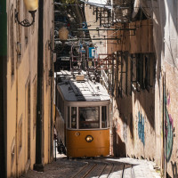 Standseilbahn Elevador da Lavra in Lissabon, August 2025