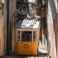 Standseilbahn Elevador da Lavra in Lissabon, August 2025