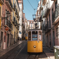 Standseilbahn Elevador da Bica in Lissabon, August 2025