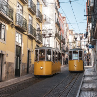 Standseilbahn Elevador da Bica in Lissabon, August 2025