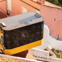 Standseilbahn Miradouro da Graça in Lissabon, August 2025
