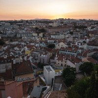 Standseilbahn Miradouro da Graça in Lissabon, August 2025