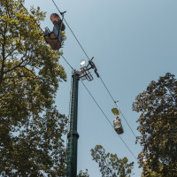 Korblift Jardim Zoológico in Lissabon, August 2025