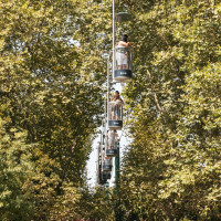 Korblift Jardim Zoológico in Lissabon, August 2025