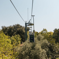 Korblift Jardim Zoológico in Lissabon, August 2025