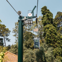 Korblift Jardim Zoológico in Lissabon, August 2025