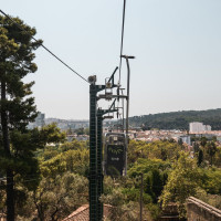 Korblift Jardim Zoológico in Lissabon, August 2025