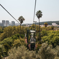 Korblift Jardim Zoológico in Lissabon, August 2025