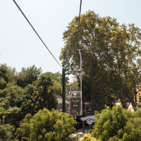 Korblift Jardim Zoológico in Lissabon, August 2025