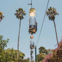 Korblift Jardim Zoológico in Lissabon, August 2025