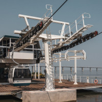 Kabinenbahn Expo Lissabon, August 2025
