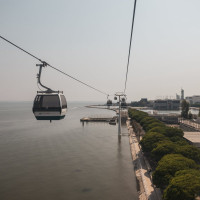 Kabinenbahn Expo Lissabon, August 2025