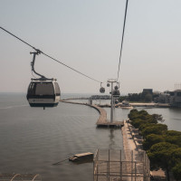 Kabinenbahn Expo Lissabon, August 2025