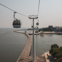 Kabinenbahn Expo Lissabon, August 2025