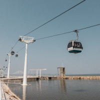 Kabinenbahn Expo Lissabon, August 2025