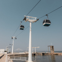 Kabinenbahn Expo Lissabon, August 2025