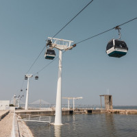 Kabinenbahn Expo Lissabon, August 2025