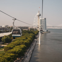 Kabinenbahn Expo Lissabon, August 2025